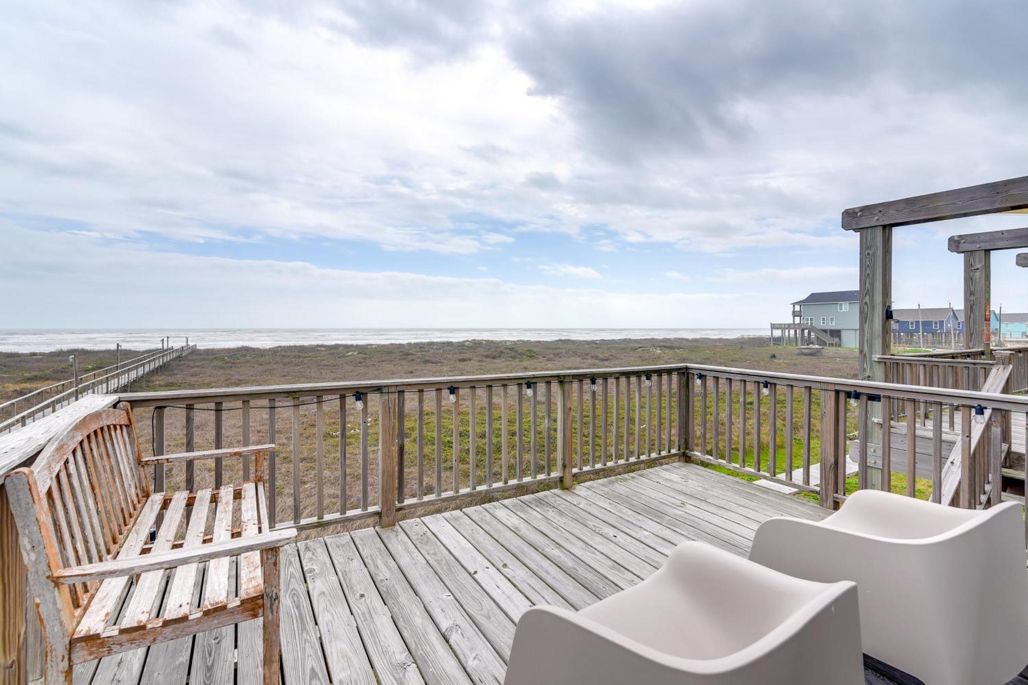 Oceanfront Surfside Beach Home Bbqs, Decks And More Exterior photo