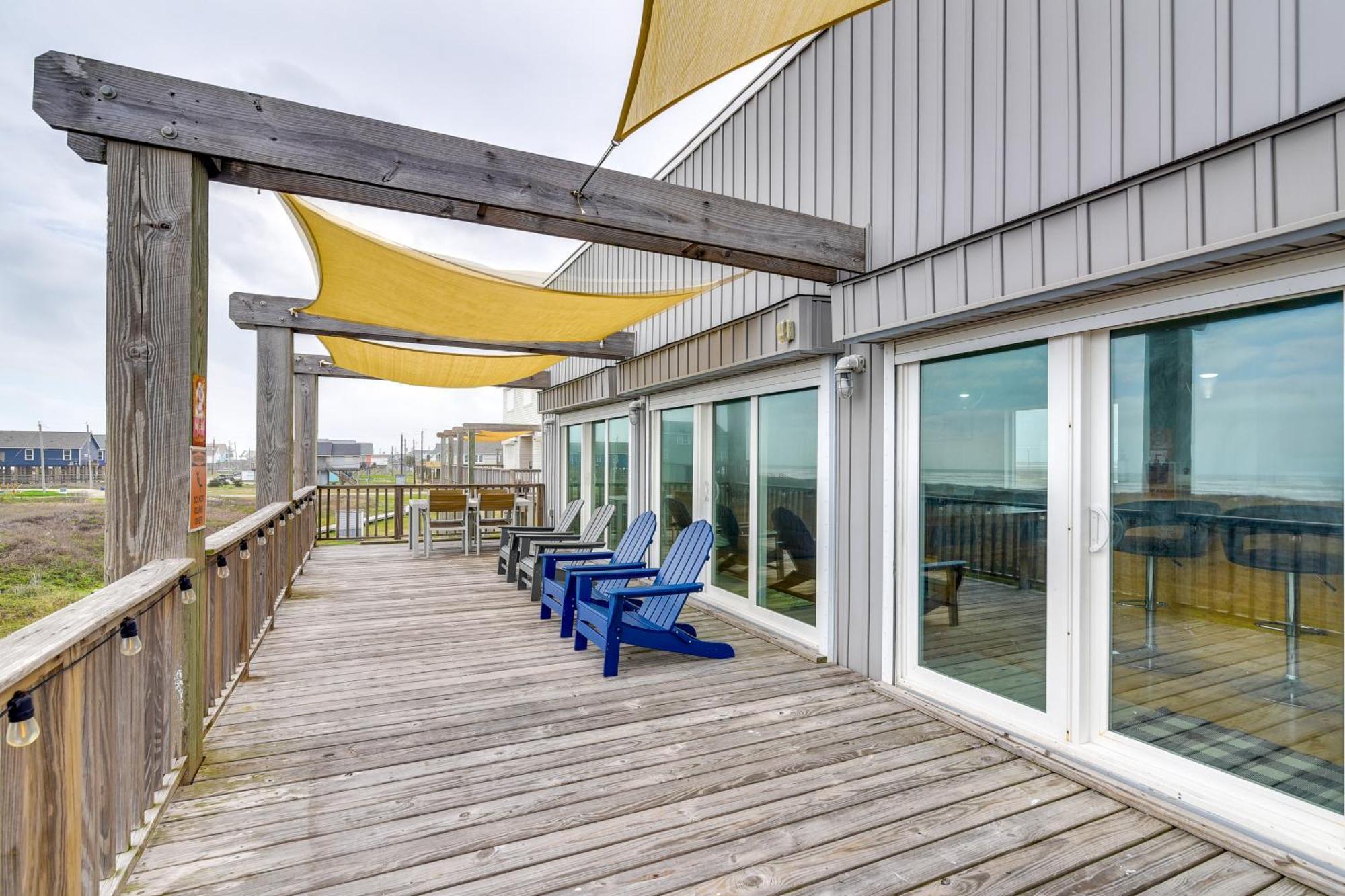 Oceanfront Surfside Beach Home Bbqs, Decks And More Exterior photo